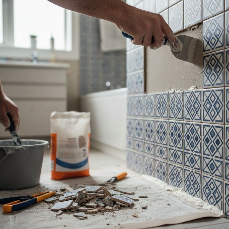 Wall Tile Repair detail